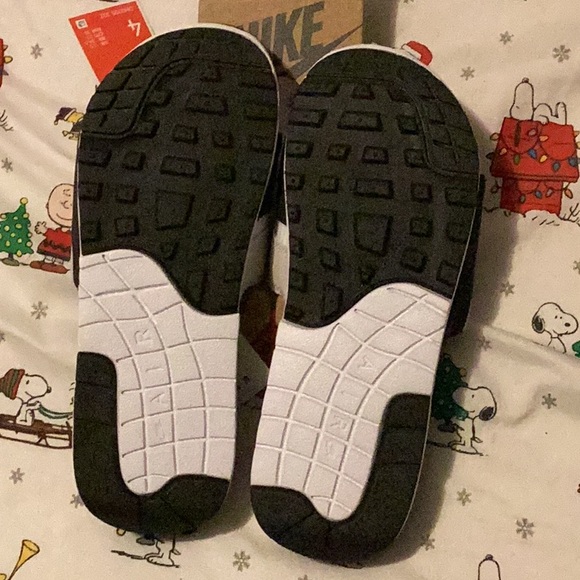 Nike Air Max 1 "White/Black/Lt Neutral Grey"slides - Picture 3 of 5